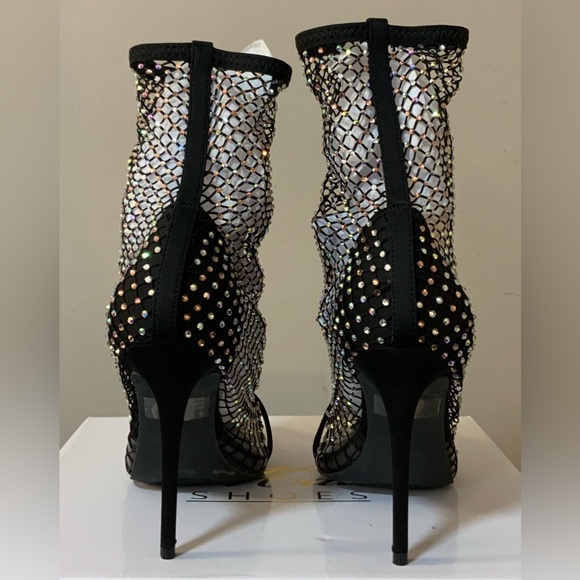 Cape Robbin Women’s Black Mesh Booties - Picture 7 of 11